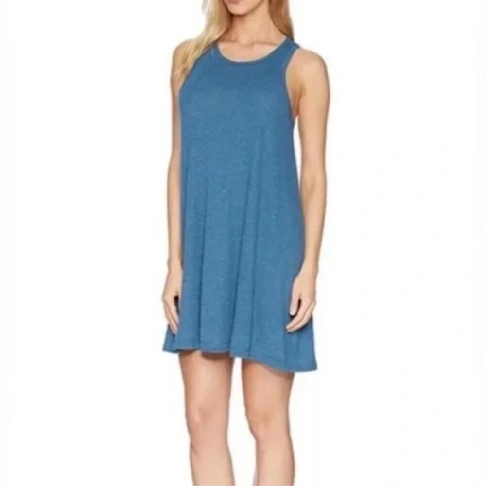 Free People Beach La Nite Tank Light Blue Sleeveless Midi Dress Size M